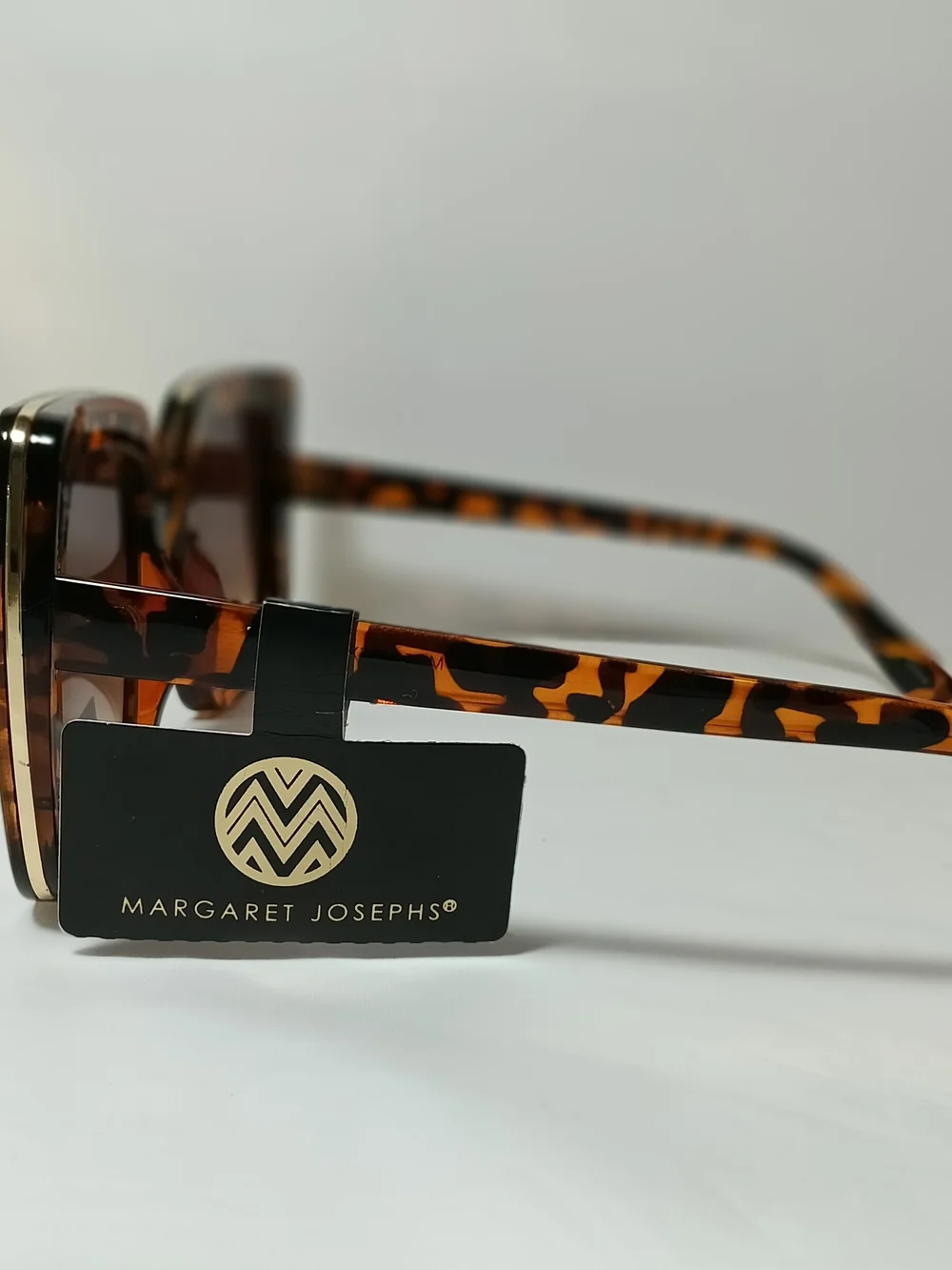 Margaret Josephs Women's Designer Square Sunglasses 100% UV Protection NWT